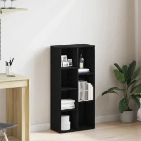 Estantería de madera de ingeniería roble negro 50x25x104 cm de , Librerías y estanterías - Ref: Foro24-862470, Precio: 61,87 ...