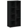 Estantería de madera de ingeniería roble negro 50x25x104 cm de , Librerías y estanterías - Ref: Foro24-862470, Precio: 61,87 ...
