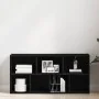 Estantería de madera de ingeniería roble negro 50x25x104 cm de , Librerías y estanterías - Ref: Foro24-862470, Precio: 61,87 ...