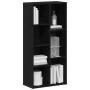 Estantería de madera de ingeniería roble negro 50x25x104 cm de , Librerías y estanterías - Ref: Foro24-862470, Precio: 61,87 ...