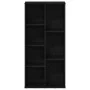Estantería de madera de ingeniería roble negro 50x25x104 cm de , Librerías y estanterías - Ref: Foro24-862470, Precio: 61,87 ...