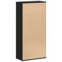 Estantería de madera de ingeniería roble negro 50x25x104 cm de , Librerías y estanterías - Ref: Foro24-862470, Precio: 61,87 ...