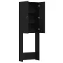 Mueble para lavadora roble negro 64x25,5x190 cm de , Accesorios para lavadoras y secadoras - Ref: Foro24-862064, Precio: 100,...