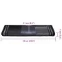 Alfombrilla escalera autoadhesivas 10uds negro y gris 65x21x4cm de , Alfombrillas para escalones - Ref: Foro24-149843, Precio...