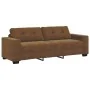Conjunto de sofá de 2 piezas con cojines de cuero sintético marrón de , Sofás - Ref: Foro24-3324719, Precio: 506,61 €, Descue...