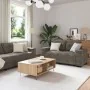 Set de Sofá de 2 Piezas con Cojines en Cuero Sintético Gris Oscuro by , Sofas - Ref: Foro24-3324720, Price: 506,61 €, Discoun...