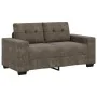 Set de Sofá de 2 Piezas con Cojines en Cuero Sintético Gris Oscuro by , Sofas - Ref: Foro24-3324720, Price: 506,61 €, Discoun...