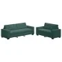 Conjunto de Sofá de 2 Piezas con Cojines en Terciopelo Verde Oscuro de , Sofás - Ref: Foro24-3324723, Precio: 464,43 €, Descu...