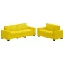 Juego de Sofá de 2 Piezas con Cojines de Terciopelo Amarillo von , Sofas - Ref: Foro24-3324727, Preis: 464,43 €, Rabatt: %