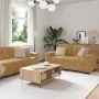 Conjunto de Sofá de 2 Piezas con Cojines de Terciopelo Marrón de , Sofás - Ref: Foro24-3324728, Precio: 464,43 €, Descuento: %