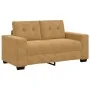 Conjunto de Sofá de 2 Piezas con Cojines de Terciopelo Marrón de , Sofás - Ref: Foro24-3324728, Precio: 464,43 €, Descuento: %