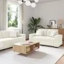 Conjunto de Sofá de 2 Piezas con Cojines Velvet Crema by , Sofas - Ref: Foro24-3324729, Price: 470,25 €, Discount: %