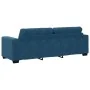 Juego de Sofá de 2 Piezas con Cojines de Terciopelo Azul de , Sofás - Ref: Foro24-3324730, Precio: 464,43 €, Descuento: %