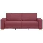 Sofá de 3 plazas Rojo Vino 180 cm Tela de , Sofás - Ref: Foro24-4104993, Precio: 262,00 €, Descuento: %