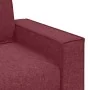 Sofá de 3 plazas Rojo Vino 180 cm Tela de , Sofás - Ref: Foro24-4104993, Precio: 262,00 €, Descuento: %