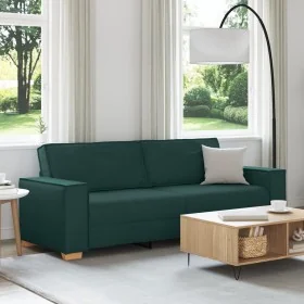 Sofá de 3 plazas Verde Oscuro 180 cm de Tela von , Sofas - Ref: Foro24-4104995, Preis: 262,00 €, Rabatt: %