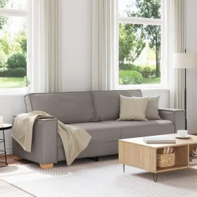 Sofá de 3 plazas Taupe 180 cm Tela de , Sofás - Ref: Foro24-4104996, Precio: 262,00 €, Descuento: %