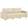 Sofá de 3 plazas Crema de 180 cm en tela by , Sofas - Ref: Foro24-4104997, Price: 262,00 €, Discount: %