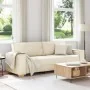 Sofá de 3 plazas de lino 180 cm by , Sofas - Ref: Foro24-4104999, Price: 286,10 €, Discount: %