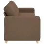 Sofá de 3 plazas Marrón 180 cm Tela de , Sofás - Ref: Foro24-4105092, Precio: 261,44 €, Descuento: %