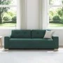 Sofá de 3 plazas Verde Oscuro 180 cm Tela by , Sofas - Ref: Foro24-4105093, Price: 261,44 €, Discount: %