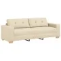 Sofá de 3 plazas Crema de 180 cm en tela by , Sofas - Ref: Foro24-4105095, Price: 261,44 €, Discount: %
