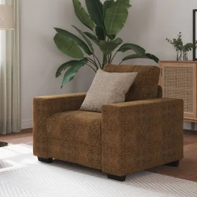 Sillón Marrón de 59 cm en Cuero Sintético de , Sofás - Ref: Foro24-4105108, Precio: 168,21 €, Descuento: %