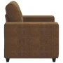 Sillón Marrón de 59 cm en Cuero Sintético de , Sofás - Ref: Foro24-4105108, Precio: 168,21 €, Descuento: %