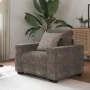 Sillón Gris Oscuro de 59 cm en Piel Sintética de , Sofás - Ref: Foro24-4105109, Precio: 168,21 €, Descuento: %