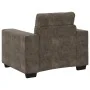 Sillón Gris Oscuro de 59 cm en Piel Sintética de , Sofás - Ref: Foro24-4105109, Precio: 168,21 €, Descuento: %