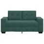 Sofá Loveseat Verde Oscuro 120 cm de Terciopelo de , Sofás - Ref: Foro24-4105112, Precio: 210,76 €, Descuento: %