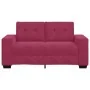 Sofá Loveseat Rojo Vino 120 cm de Terciopelo de , Sofás - Ref: Foro24-4105114, Precio: 210,76 €, Descuento: %