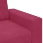 Sofá Loveseat Rojo Vino 120 cm de Terciopelo de , Sofás - Ref: Foro24-4105114, Precio: 210,76 €, Descuento: %