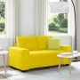 Sofá Loveseat Amarillo 120 cm de Terciopelo de , Sofás - Ref: Foro24-4105116, Precio: 210,76 €, Descuento: %