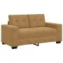 Sofá Loveseat Marrón de Terciopelo de 120 cm de de , Sofás - Ref: Foro24-4105117, Precio: 210,76 €, Descuento: %