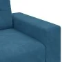 Sofá Loveseat Azul 120 cm de Terciopelo de , Sofás - Ref: Foro24-4105119, Precio: 210,76 €, Descuento: %