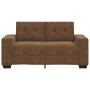 Sofá Loveseat Marrón 120 cm de Piel Sintética de , Sofás - Ref: Foro24-4105120, Precio: 229,33 €, Descuento: %