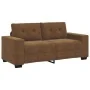 Sofá Loveseat Marrón 140 cm de Cuero Sintético de , Sofás - Ref: Foro24-4105132, Precio: 239,24 €, Descuento: %