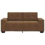 Sofá Loveseat Marrón 140 cm de Cuero Sintético de , Sofás - Ref: Foro24-4105132, Precio: 239,24 €, Descuento: %
