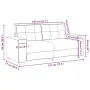 Sofá Loveseat Marrón 140 cm de Cuero Sintético de , Sofás - Ref: Foro24-4105132, Precio: 239,24 €, Descuento: %