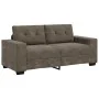 Sofá Loveseat Gris Oscuro de 140 cm en Cuero Sintético de , Sofás - Ref: Foro24-4105133, Precio: 239,24 €, Descuento: %