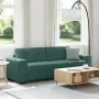 Sofá de 3 plazas Verde Oscuro 180 cm Terciopelo von , Sofas - Ref: Foro24-4105136, Preis: 256,91 €, Rabatt: %