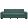 Sofá de 3 plazas Verde Oscuro 180 cm Terciopelo von , Sofas - Ref: Foro24-4105136, Preis: 256,91 €, Rabatt: %
