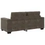 Sofá Loveseat Gris Oscuro de 140 cm en Cuero Sintético de , Sofás - Ref: Foro24-4105133, Precio: 239,24 €, Descuento: %