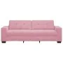 Sofá de 3 plazas Rosa 180 cm de Terciopelo de , Sofás - Ref: Foro24-4105137, Precio: 256,91 €, Descuento: %