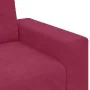 Sofá de 3 plazas Rojo Vino 180 cm de Terciopelo de , Sofás - Ref: Foro24-4105138, Precio: 256,91 €, Descuento: %