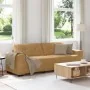 Sofá de 3 plazas Marrón 180 cm de Terciopelo de , Sofás - Ref: Foro24-4105141, Precio: 256,91 €, Descuento: %