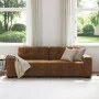 Sofá de 3 plazas Marrón 180 cm de cuero sintético de , Sofás - Ref: Foro24-4105144, Precio: 280,50 €, Descuento: %