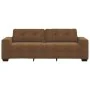 Sofá de 3 plazas Marrón 180 cm de cuero sintético de , Sofás - Ref: Foro24-4105144, Precio: 280,50 €, Descuento: %