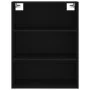 Aparador alto madera contrachapada negro 69,5x34x180 cm von , Sideboards - Ref: Foro24-3189302, Preis: 163,96 €, Rabatt: %